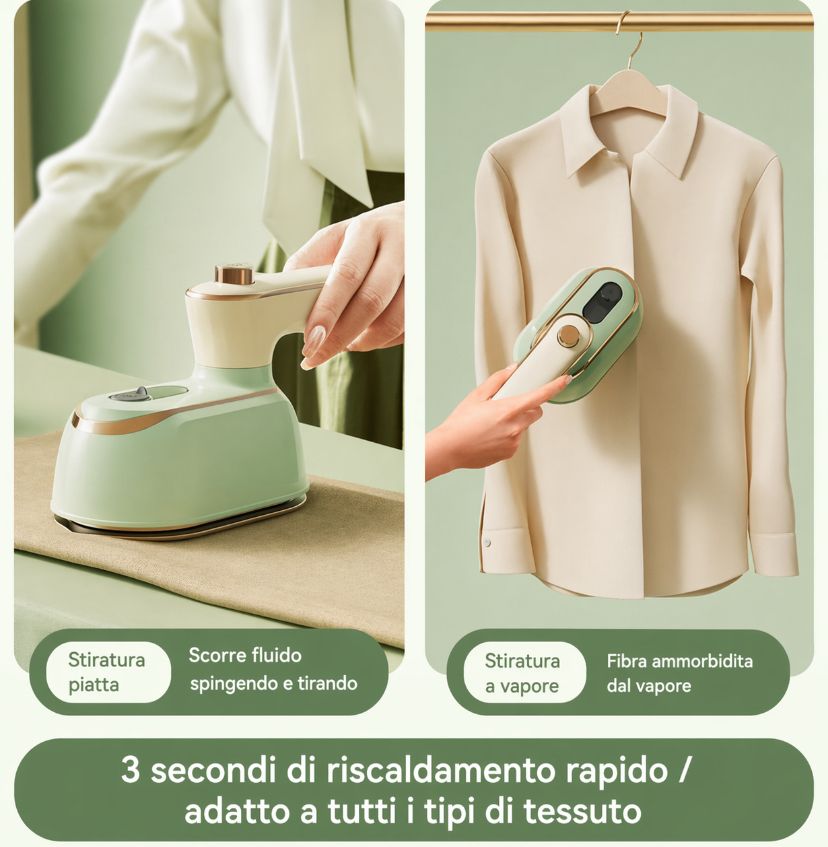 Stiratrice a vapore: Pieghe Addio in 15 Secondi