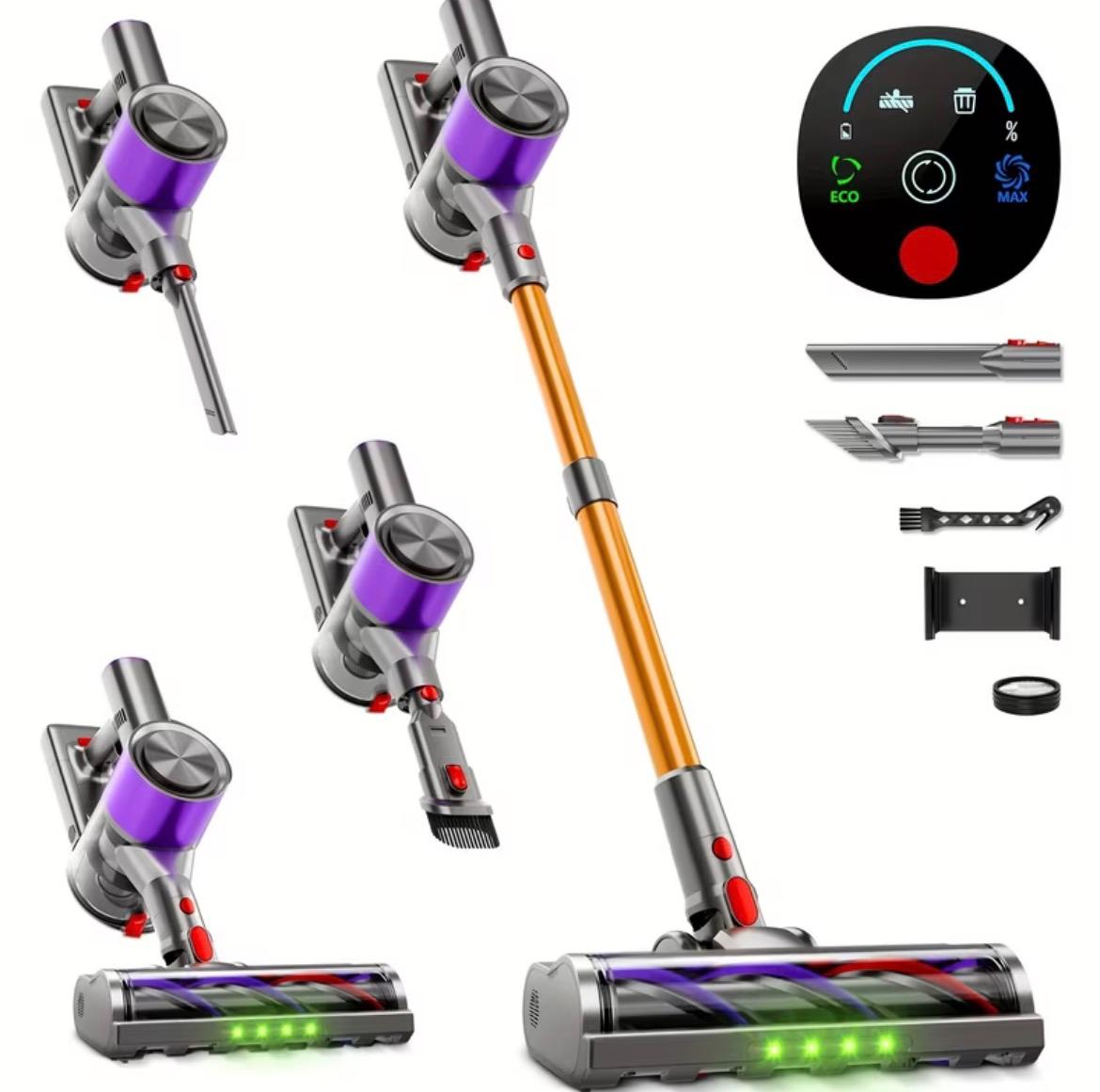 Aspirapolvere Cordless Pro - Potenza Estrema 70.000 Pa - 12 in 1