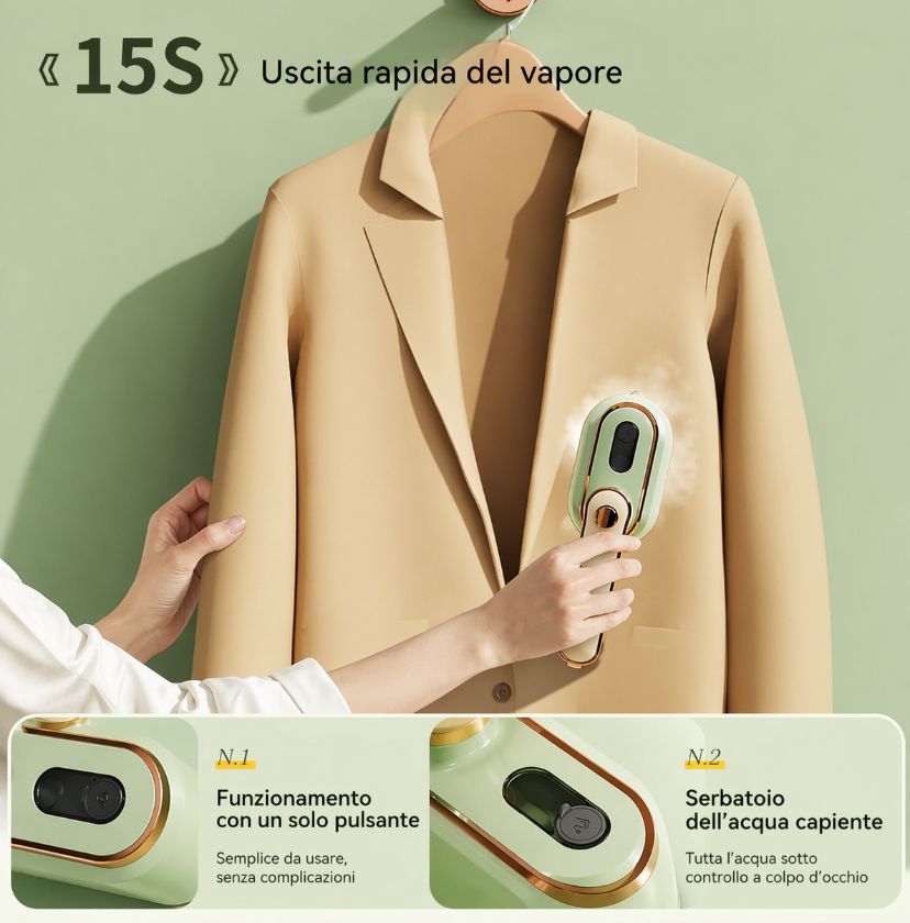 Stiratrice a vapore: Pieghe Addio in 15 Secondi