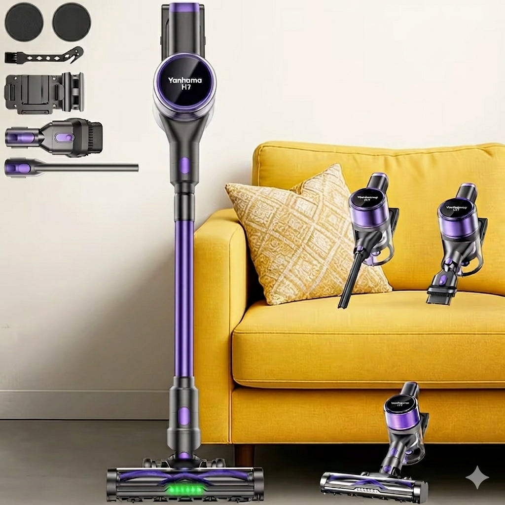 Aspirapolvere Senza Fili Pro – Potenza Extreme 75KPA & Design Elegante